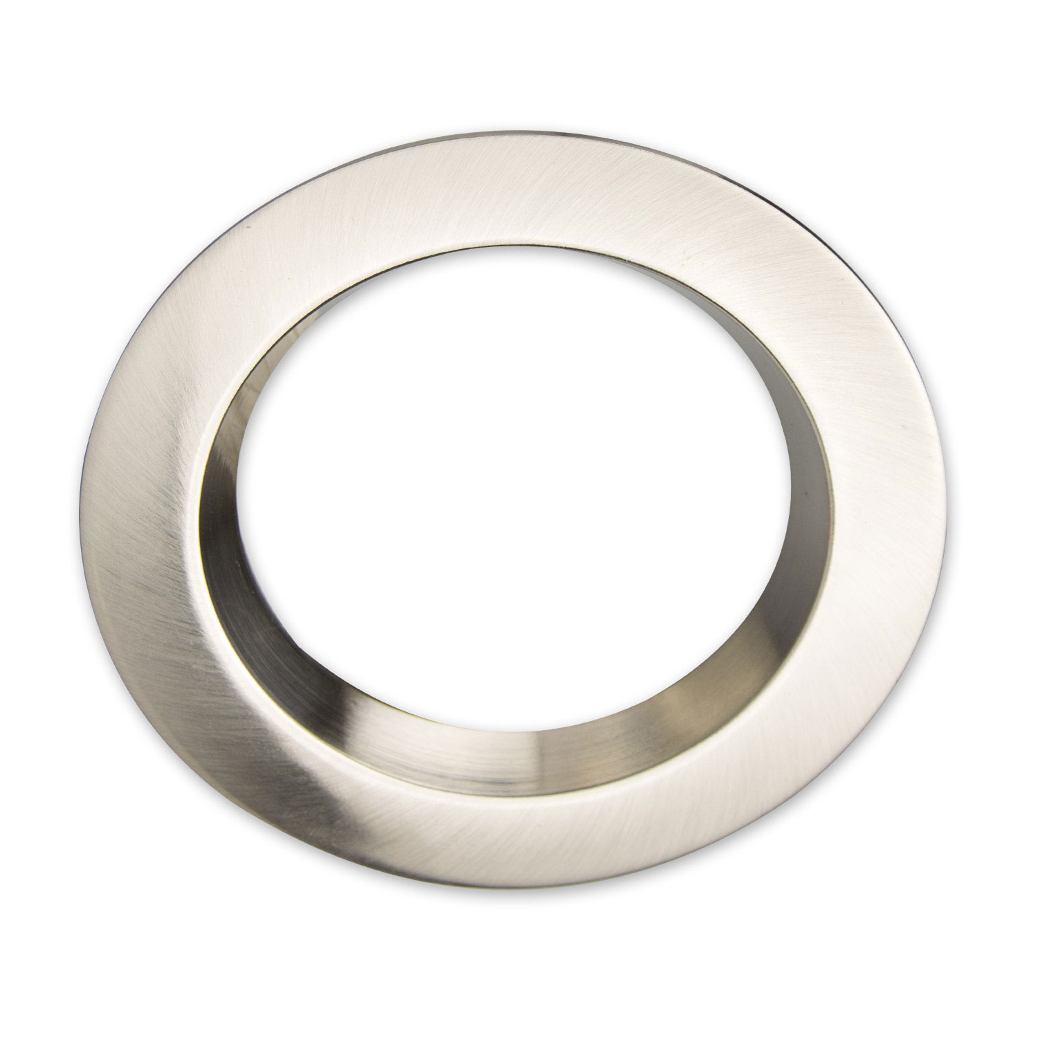 ISOLED Cover Aluminium rund chrom matt rückversetzt für Sys-90