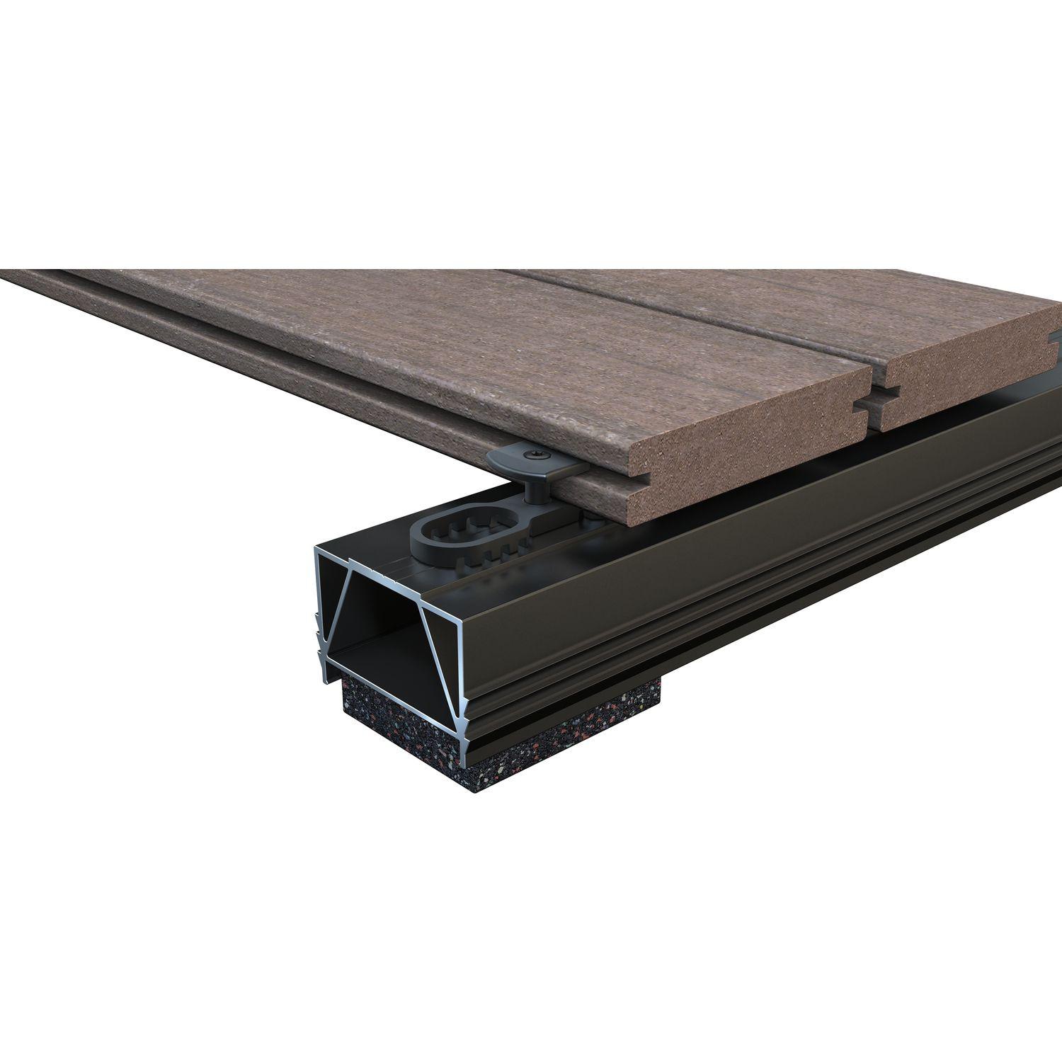 Karle & Rubner K&R Terraflex N6 mit Bohrschraube A4, 5x35mm für Aluminium-Unterkonstruktion
