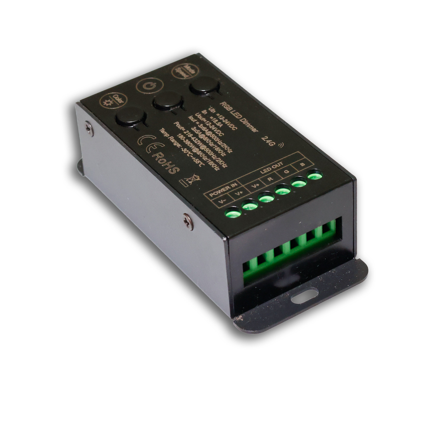 ISOLED Sys-Pro Funk Mesh Multi-PWM RGB-Dimmer mit Bedientasten 3 Kanal 12-24V DC 12-18A