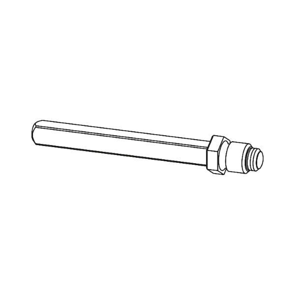Rollenwechselstift Vierkant 9 x 90 mm, Stahl verzinkt