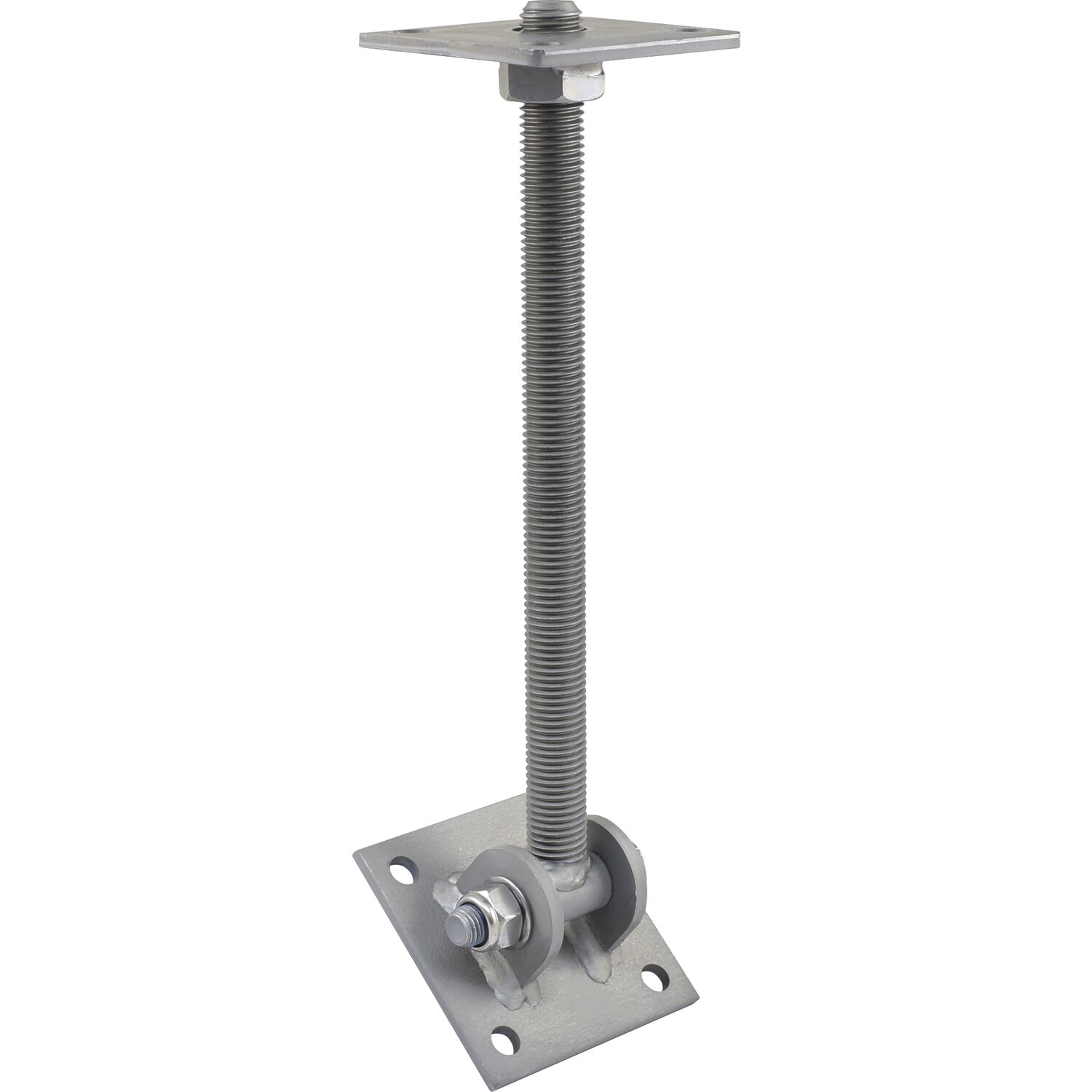 Pitzl Pfostenträger PTP 12013.7301 - Stahl ZiNiP beschichtet mit Gewindestange