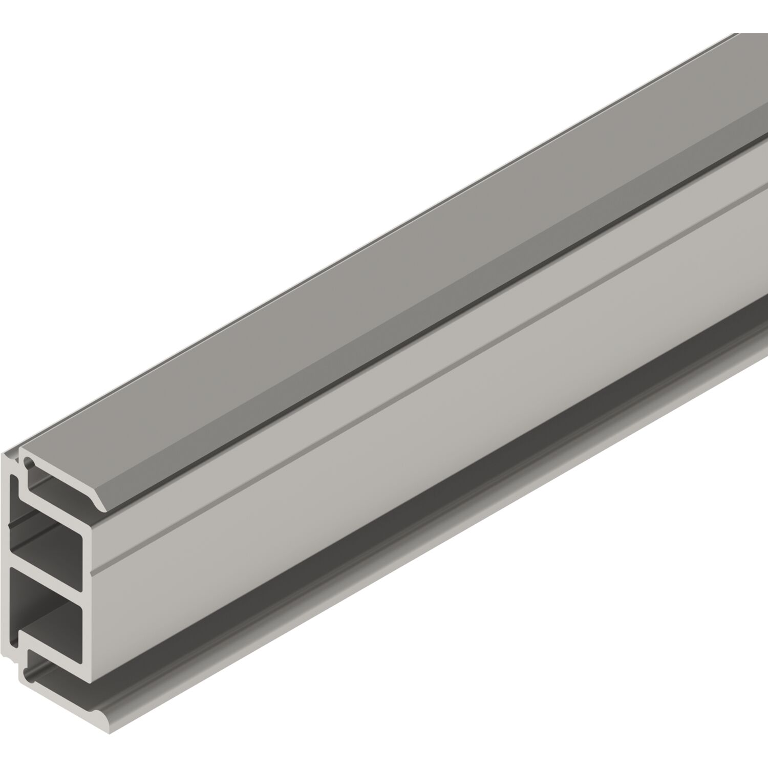 solido 100/HELM Abstandsprofil 15 mm auf Maß L=6000 mm Edelstahl-Effekt (250 mm)