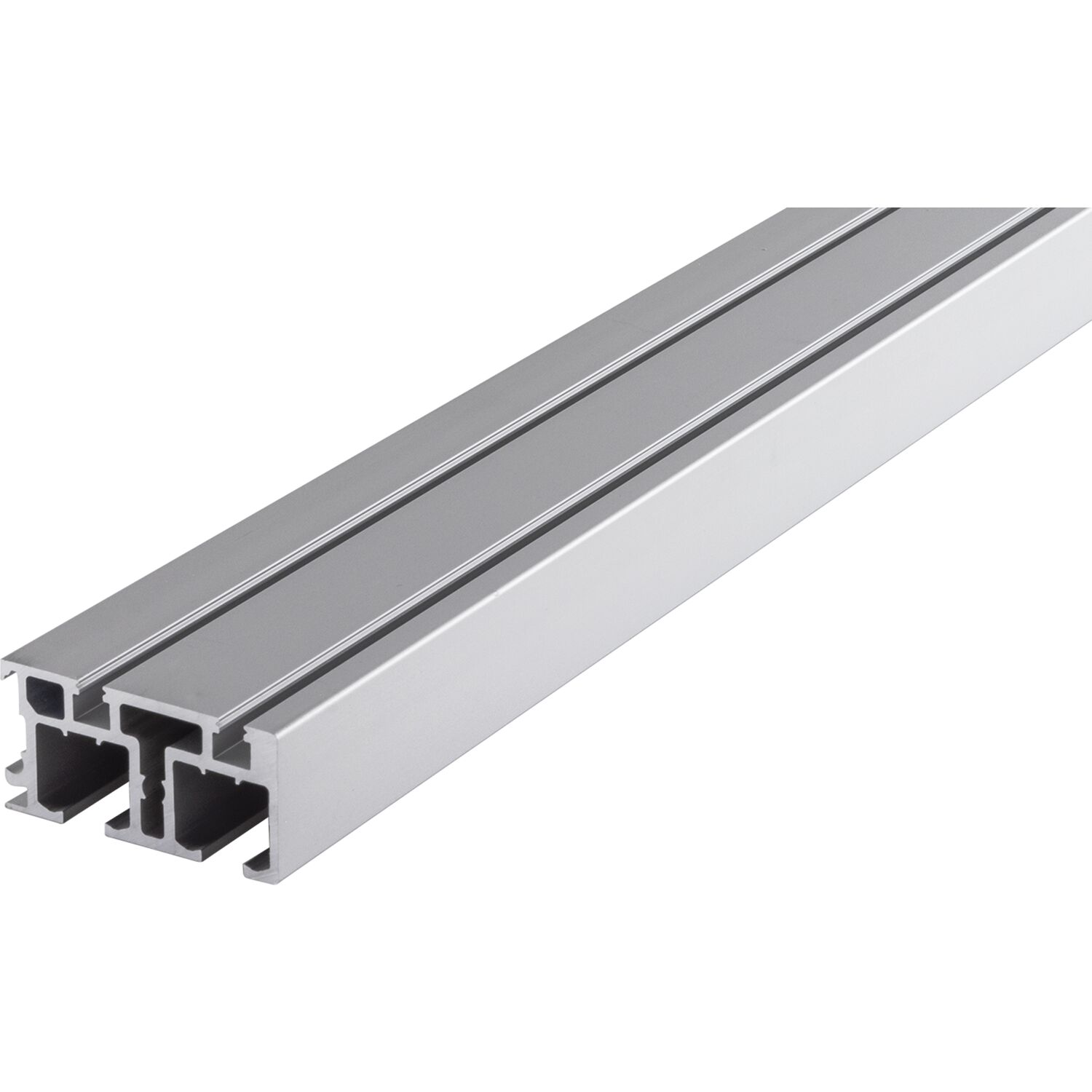HAWA Regal C 26 Doppel - Lauf-/Führungsschiene, auf Maß, Aluminium eloxiert (250 mm)