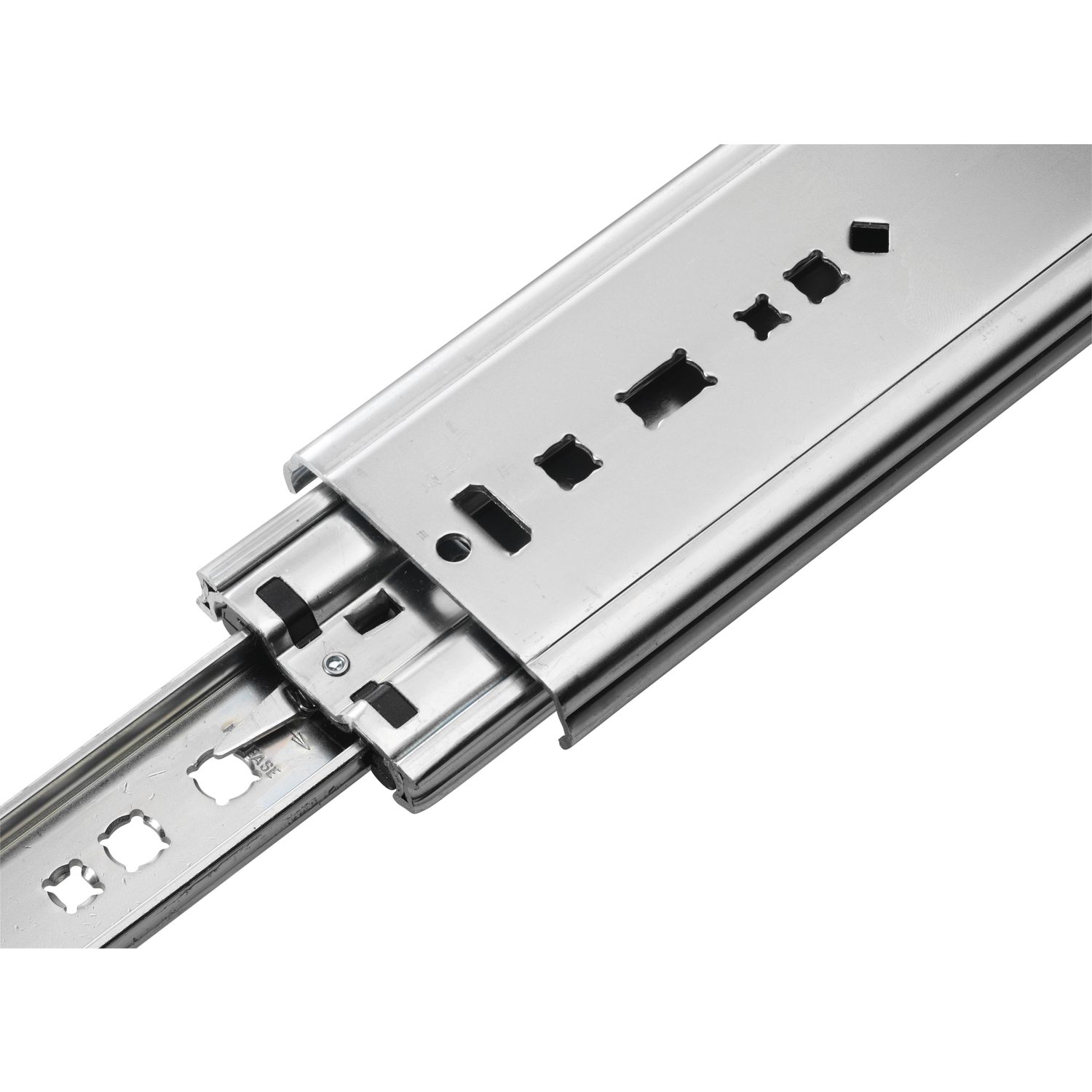 Accuride 7957 Kugelkäfigführung - Vollauszug, 160 kg, Schienenlänge 660, 4 mm