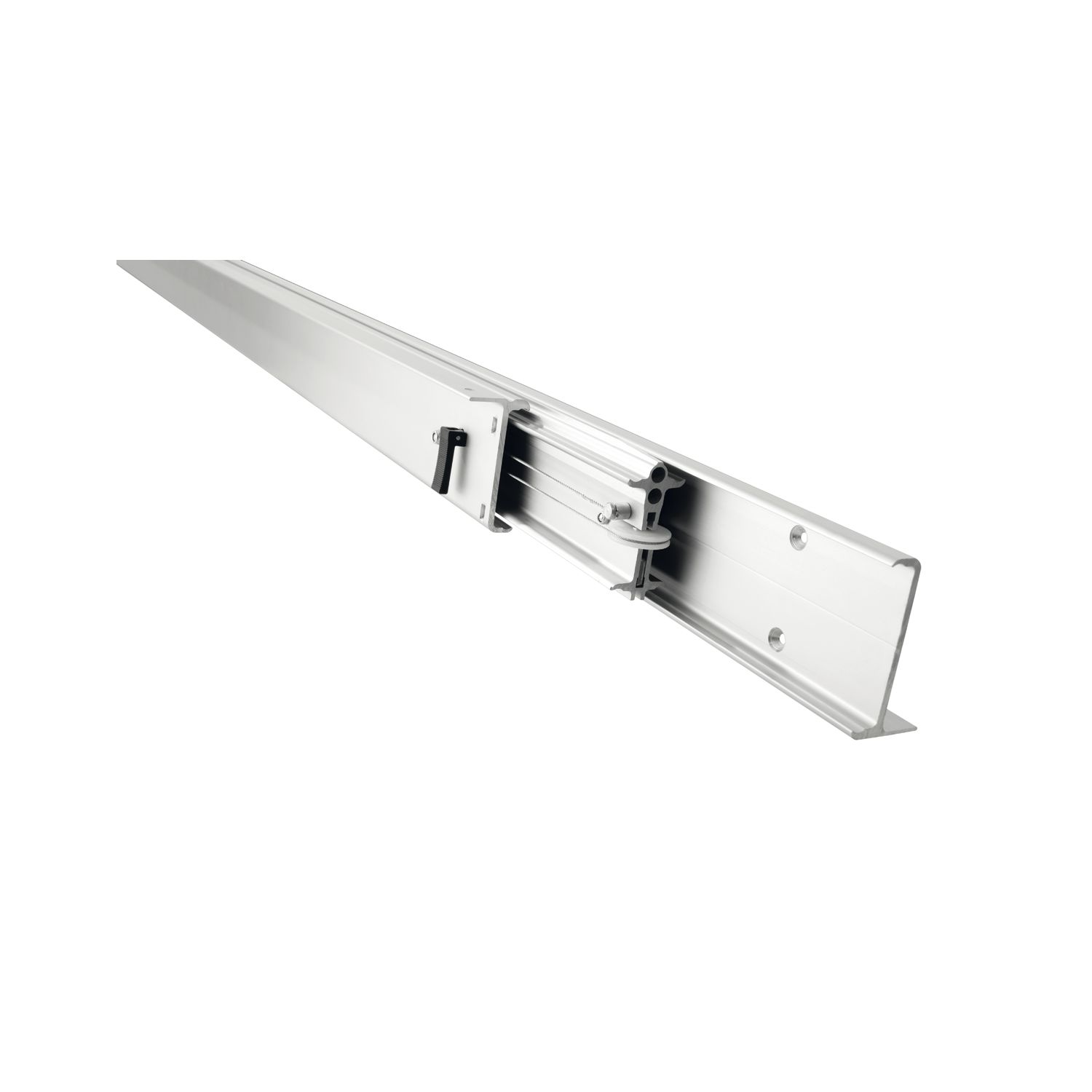 Ausziehtischführung ALU 77 FRONTSLIDE SYNCHRON, Einbaulänge 1300 mm