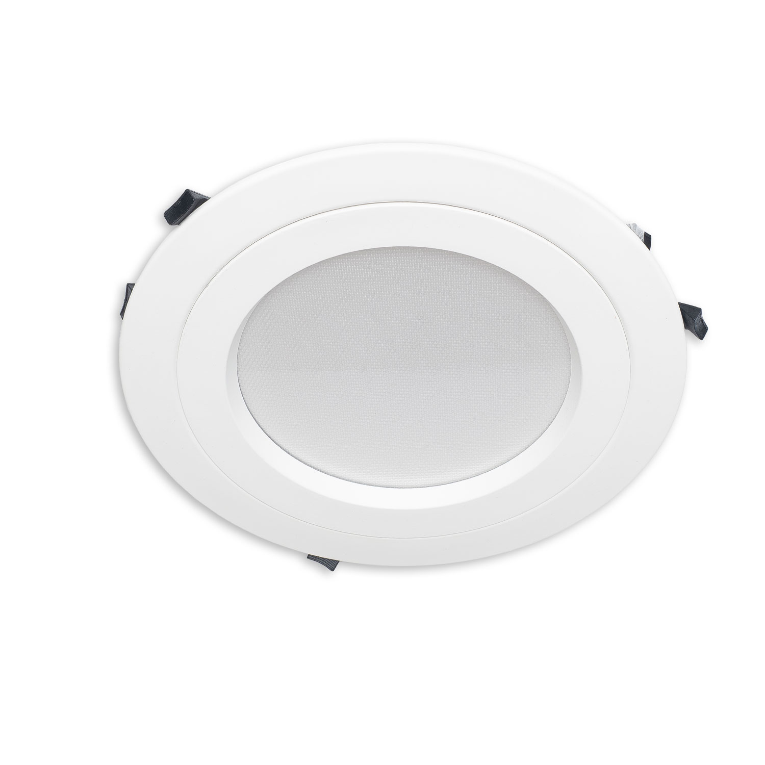 ISOLED Loch Adapterring für Downlights mit Federn weiß ID 201mm - AD 287mm