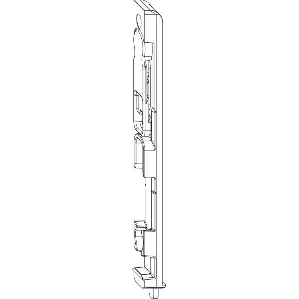 Maco #55409 MACO Kantriegel unten, für 4 mm Falzluft, R8, L=170 mm, silber (55409)