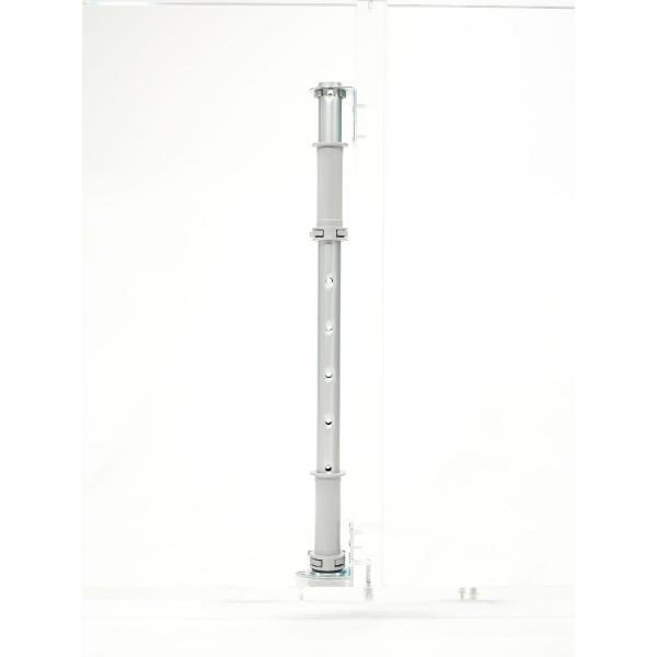 Kesseböhmer Le Mans II Achsrohr 720 - 900 mm Silber