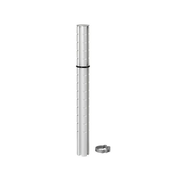 CONFURN Trägersäule Quatro ø 38 mm, Höhe 400 mm, Aluminium eloxiert