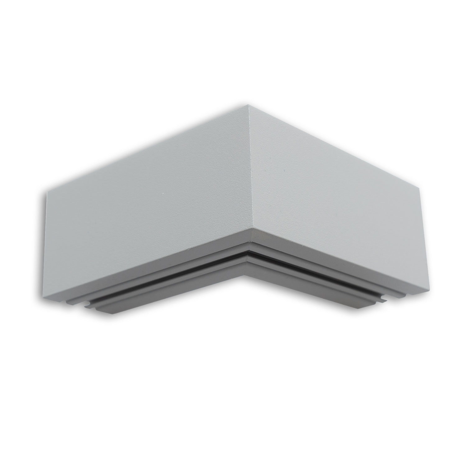 ISOLED LAMP30V1 90° Eck geschweißt 120x120mm silber pulverbeschichtet exkl. Cover