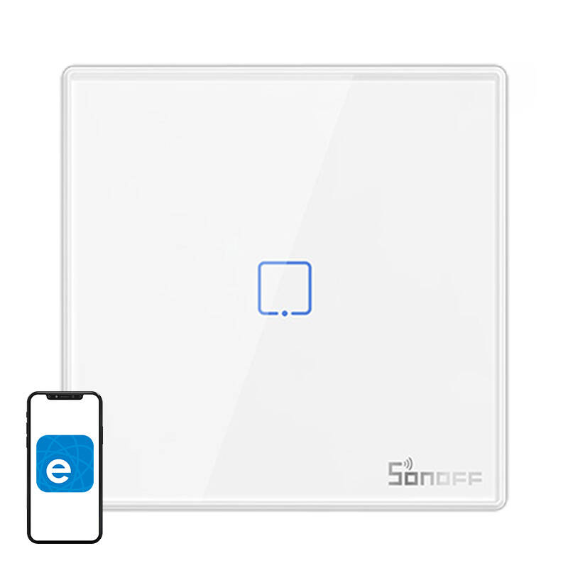 Sonoff Wandschalter der SONOFF TX-Serie T2 WiFi / RF433MHz 1fach