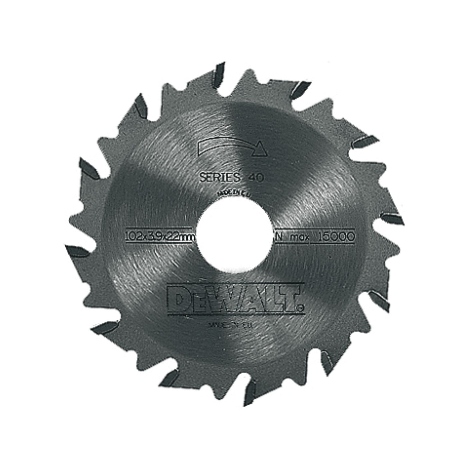 DeWalt Nutfräser HW 102 x 4.0 x 22 mm Z12