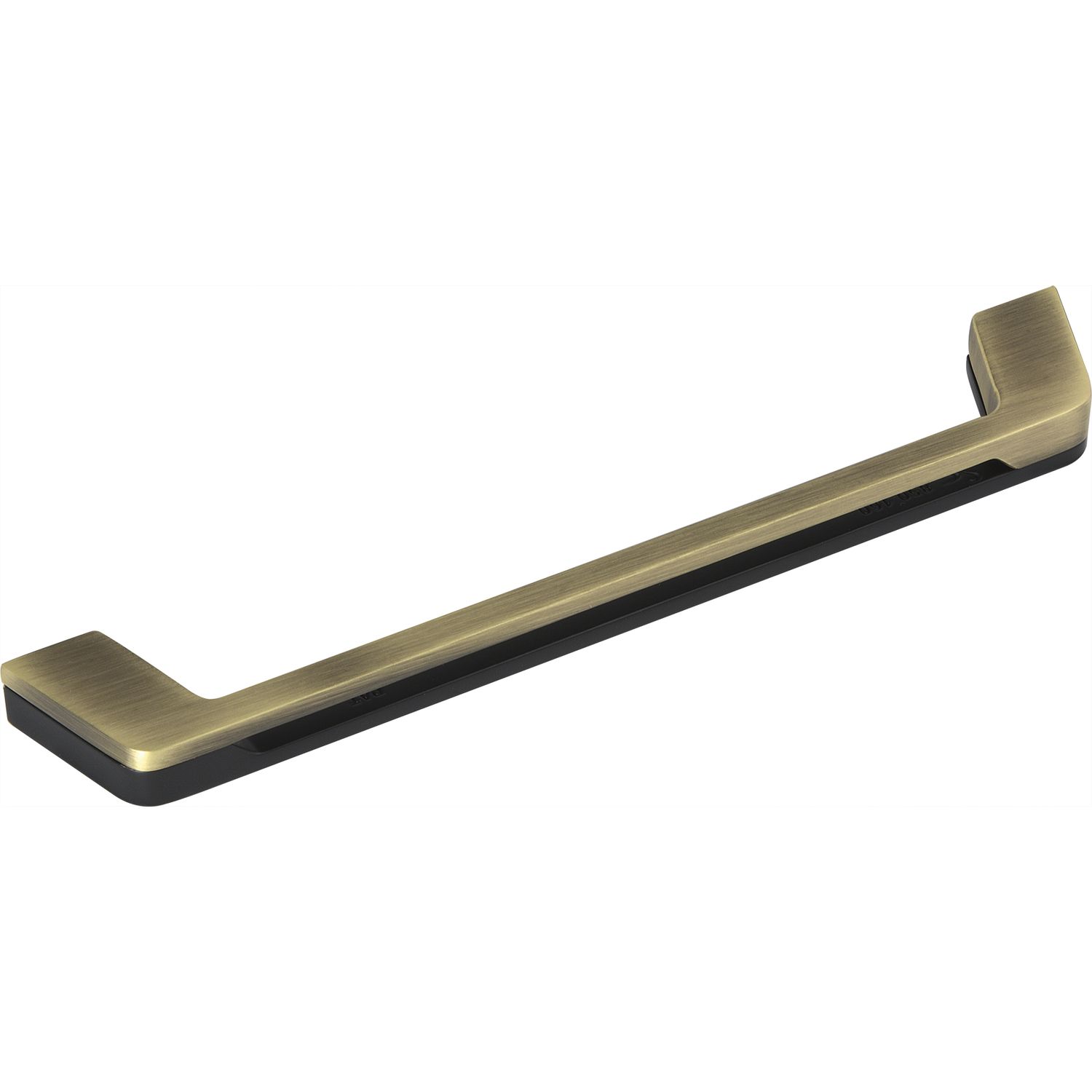 Alles im Griff Griff Pinzon zweiteilig Lochabstand 256mm B 274mm zink gold matt/schwarz matt