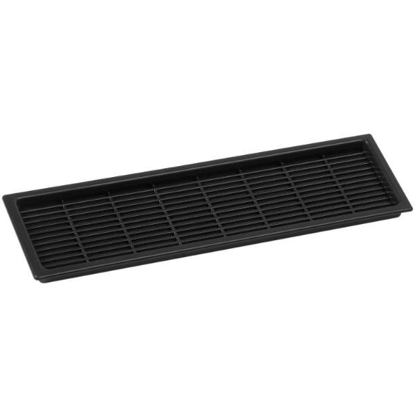 ninka Lüftungsgitter 227 x 123 mm Kunststoff Schwarz