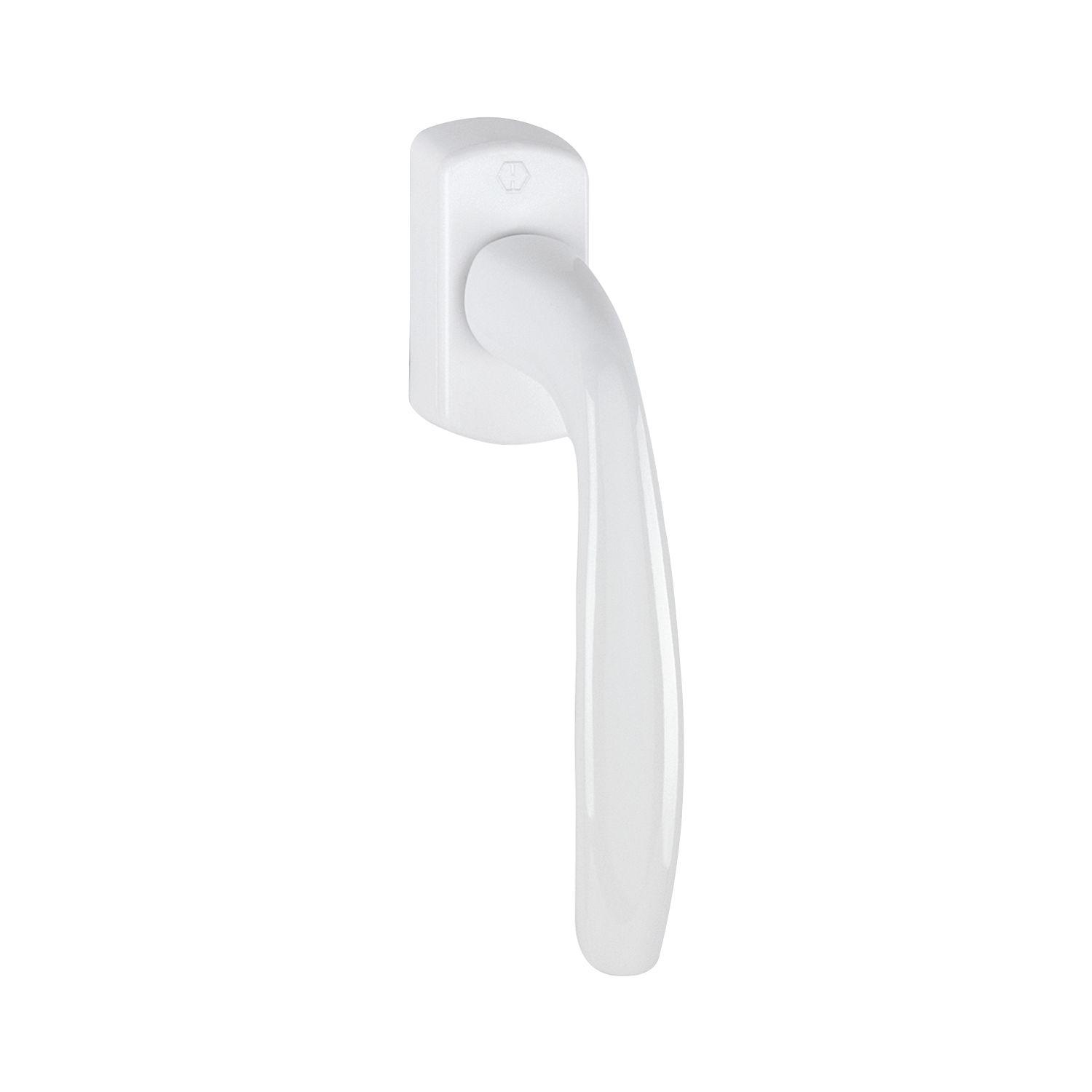 Hoppe Fenstergriff NEW YORK Secustik Vierkant 7x32 - 42mm weiß