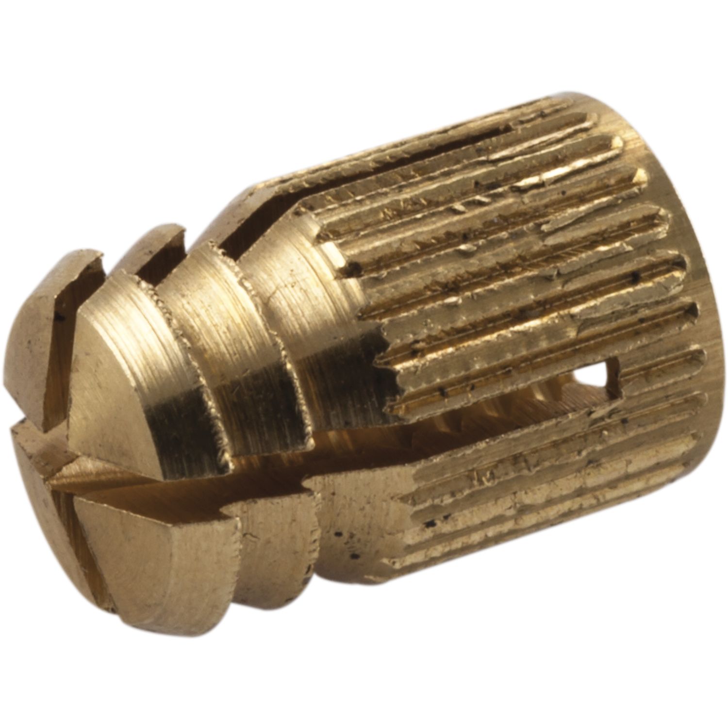 ITALIANA ferramenta Spreizmuffe rund M4 Länge 7.8mm Bohr ø5mm Messing blank