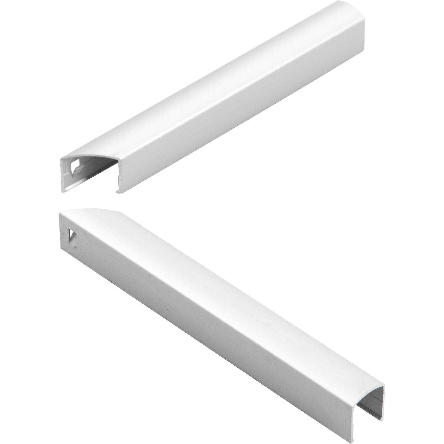 GEZE OL90N/OL95 Eckwinkelabdeckung, 140x140 mm, Alu silber eloxiert