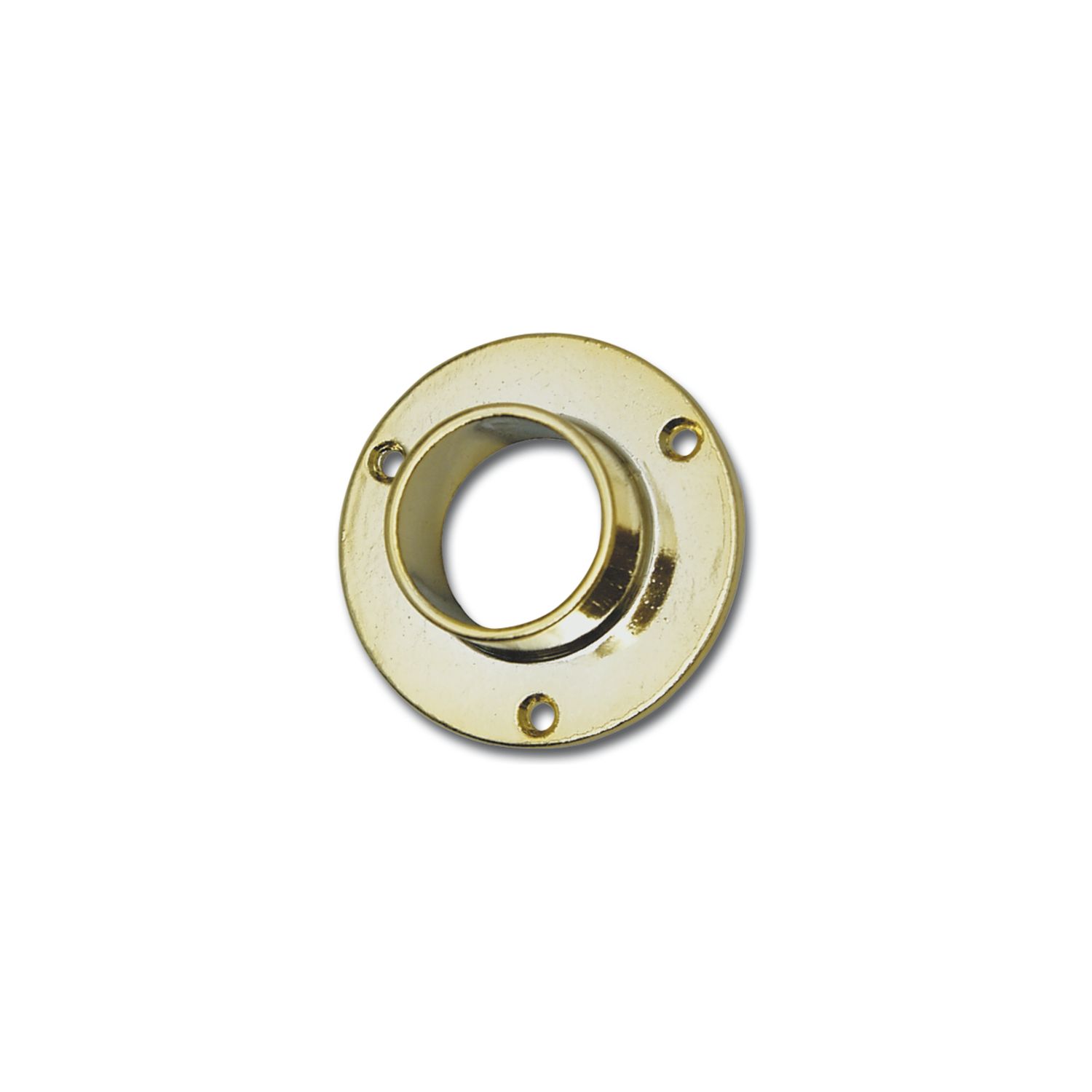 Wandscheibe 1-teilig 25 mm Zamak vergoldet