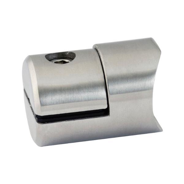 croso Plattenhalter für geraden Anschluss, ø 32 mm, Edelstahl geschliffen V2A