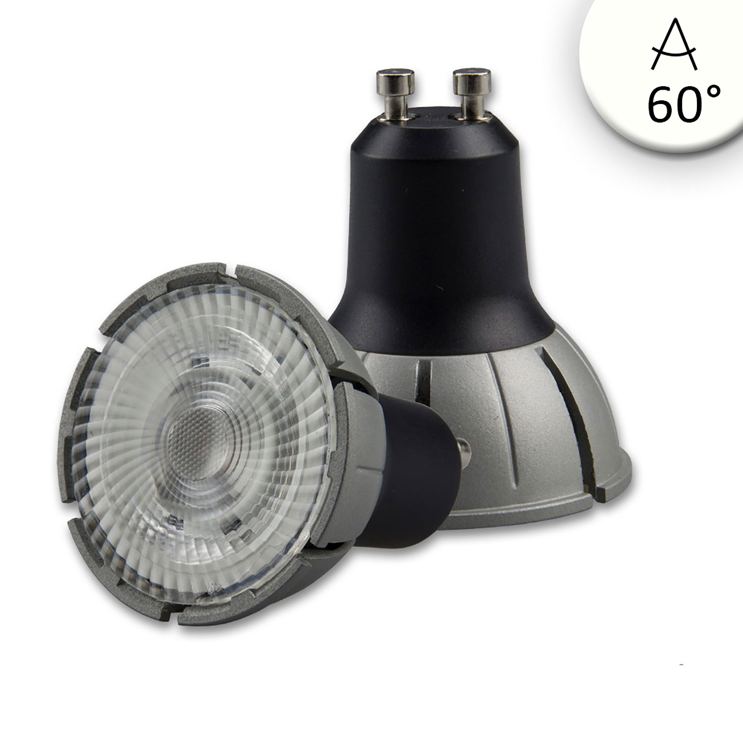 ISOLED GU10 Vollspektrum LED Strahler 7W COB 60° 4000K dimmbar