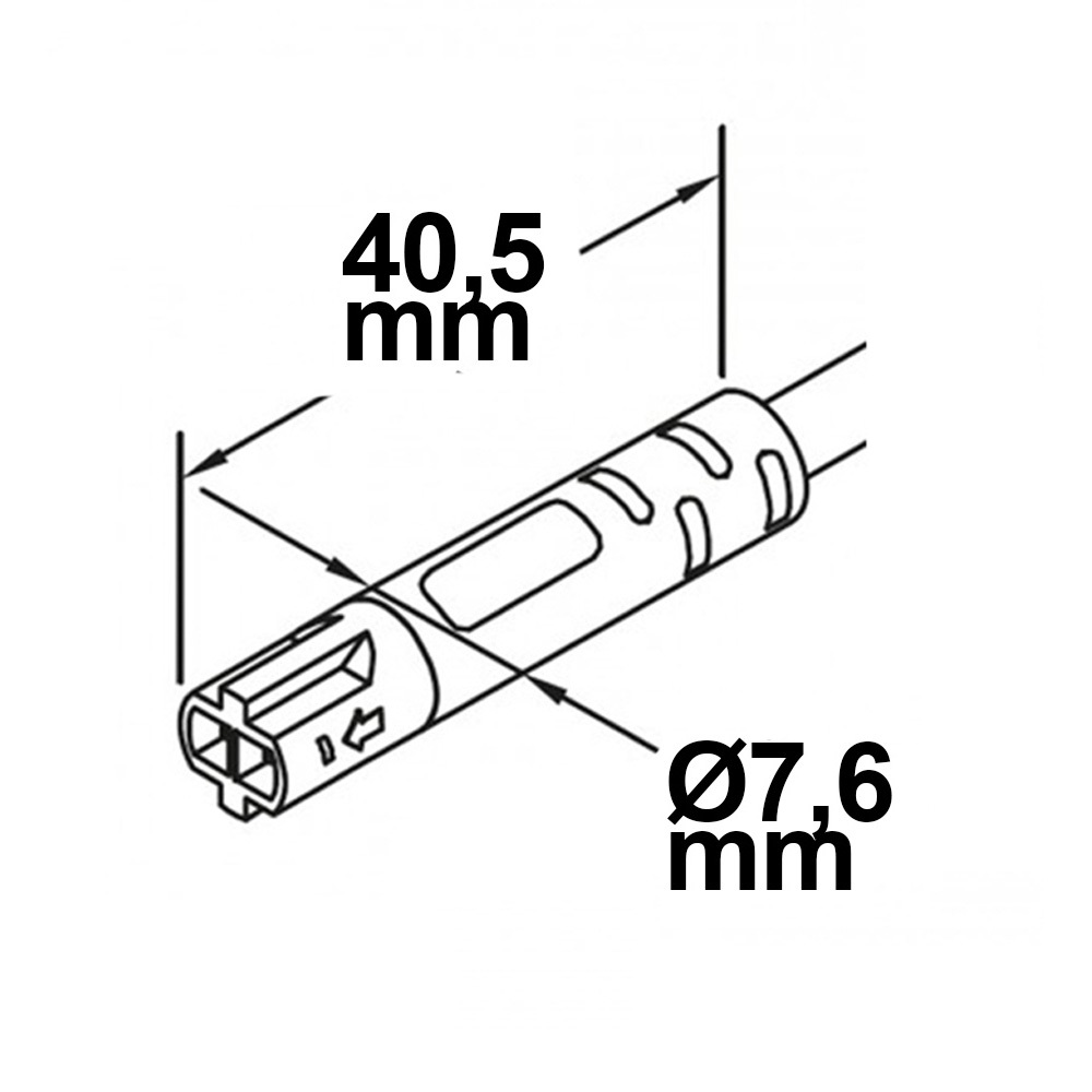 ISOLED Mini-Plug Anschlusskabel male 1m 2x0,75 IP54 weiß-grün max. 48V/6A