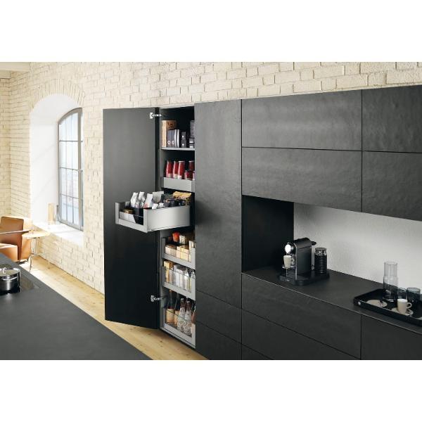 blum SERVO-DRIVE Trägerprofil abgelängt, mit montiertem Kabel,Länge 750, Alu