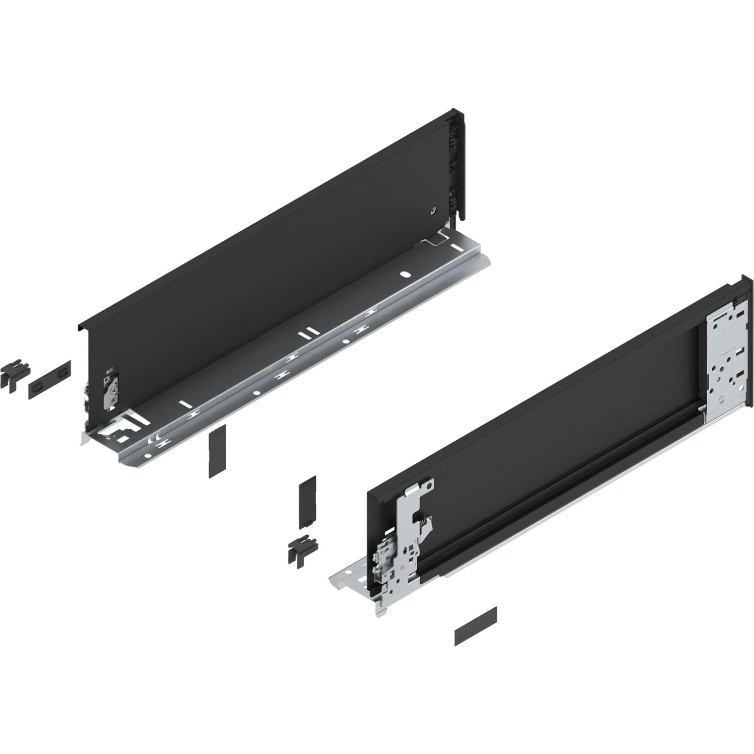 blum LEGRABOX special edition Innenzarge Höhe K, NL 450 mm, Carbonschwarz