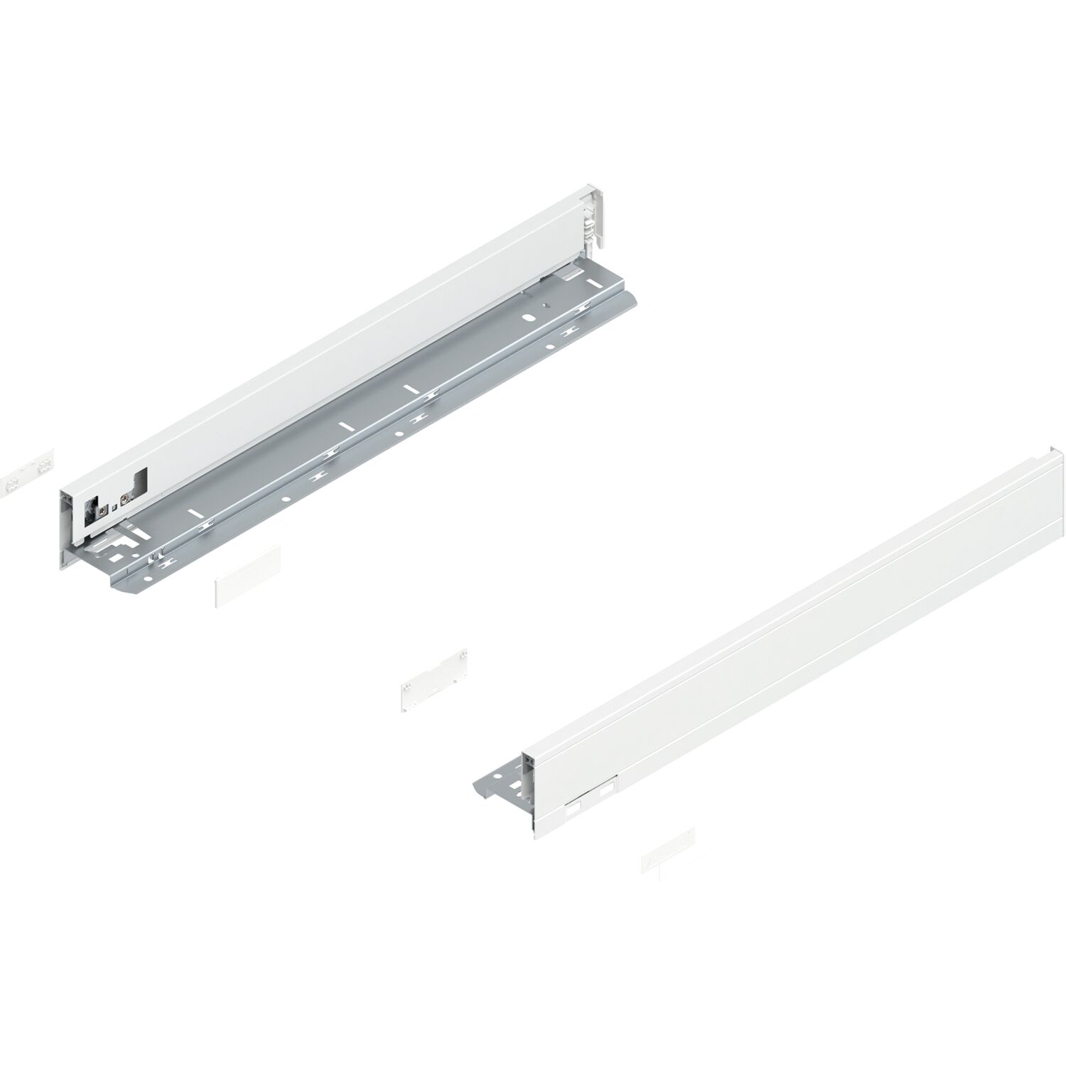 blum LEGRABOX pure Zarge Höhe N, NL 500, Seidenweiß-matt