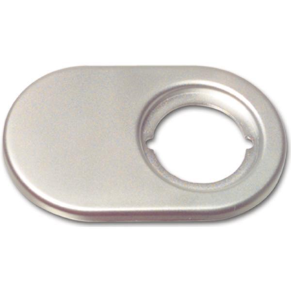 Hekna Anschlagplatte 512 Zamak vernickelt poliert