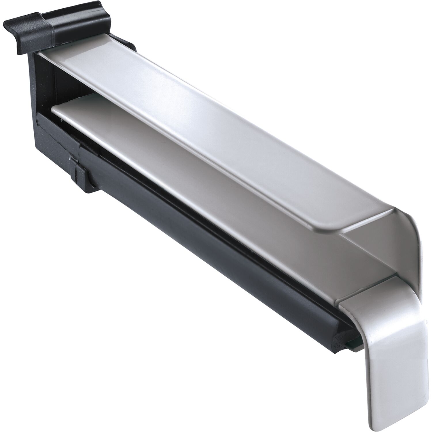 solido Seitenabschluss BF2506 mit Dichtteil für Putz Alu weißaluminium lackiert 165 mm