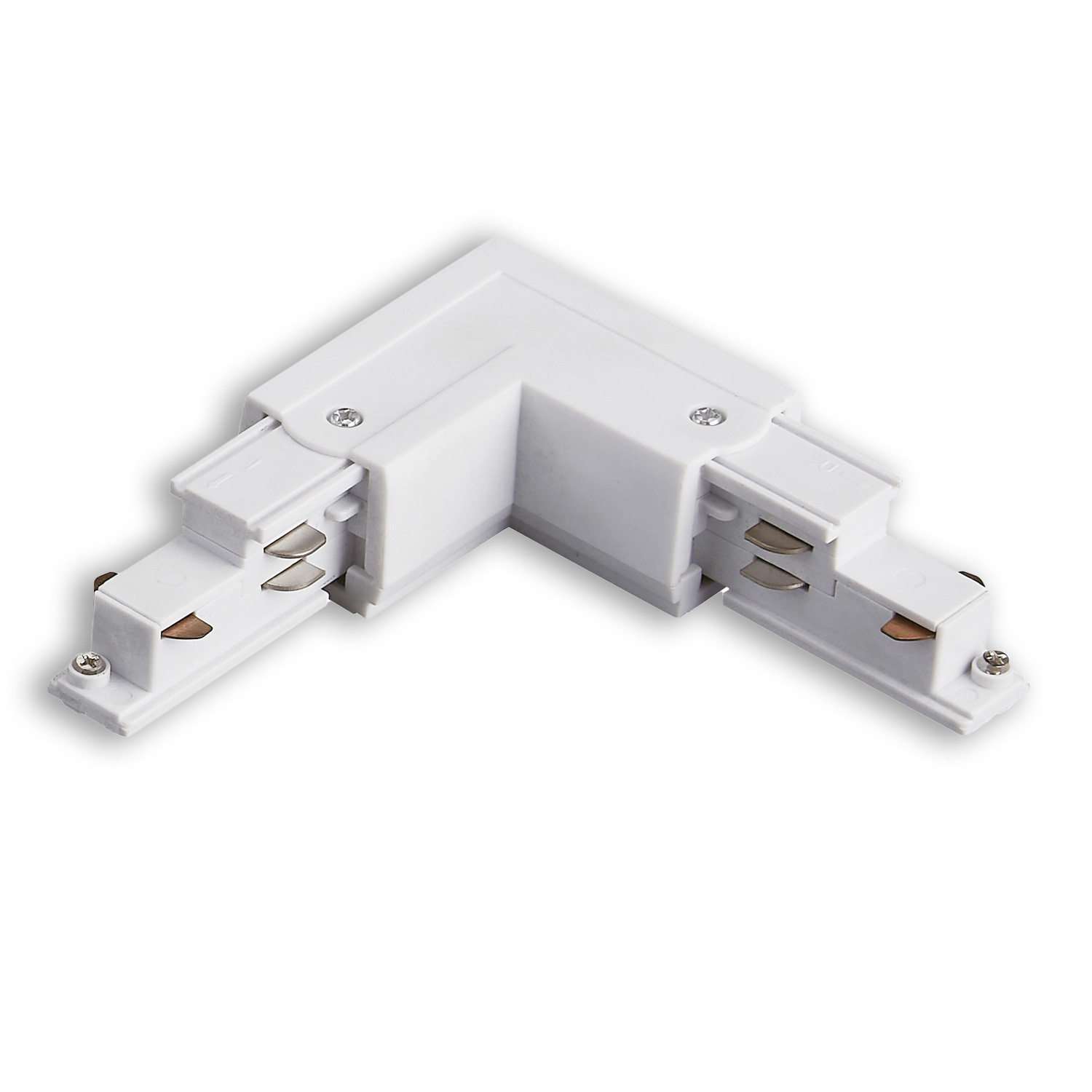 ISOLED 3-Phasen DALI L-Verbinder für Aufbauschiene N-Leiter innen weiß