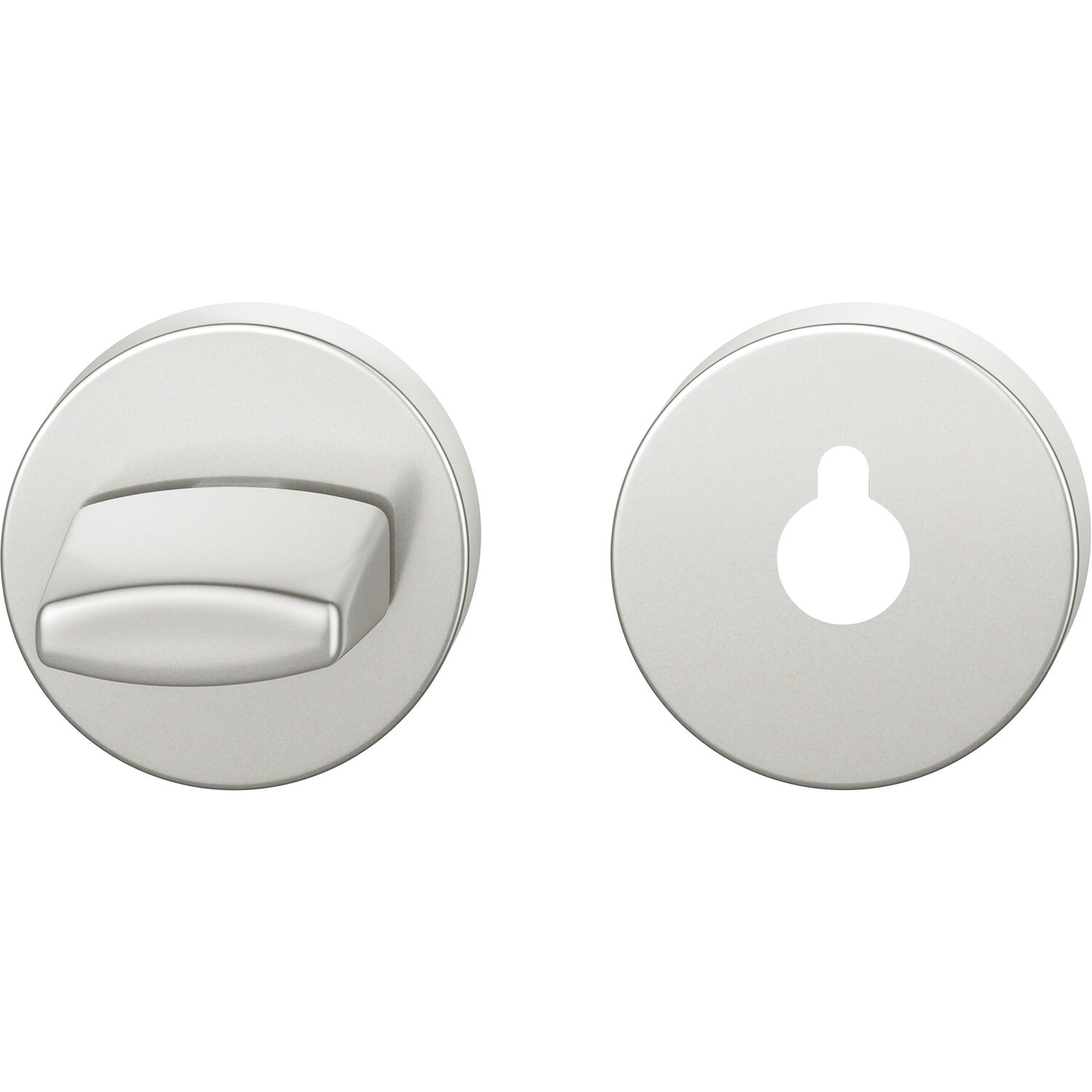 FSB WC Rosette 17 1735 00031 AGL, R/8 mm, ohne Schauscheibe, Aluminium silber