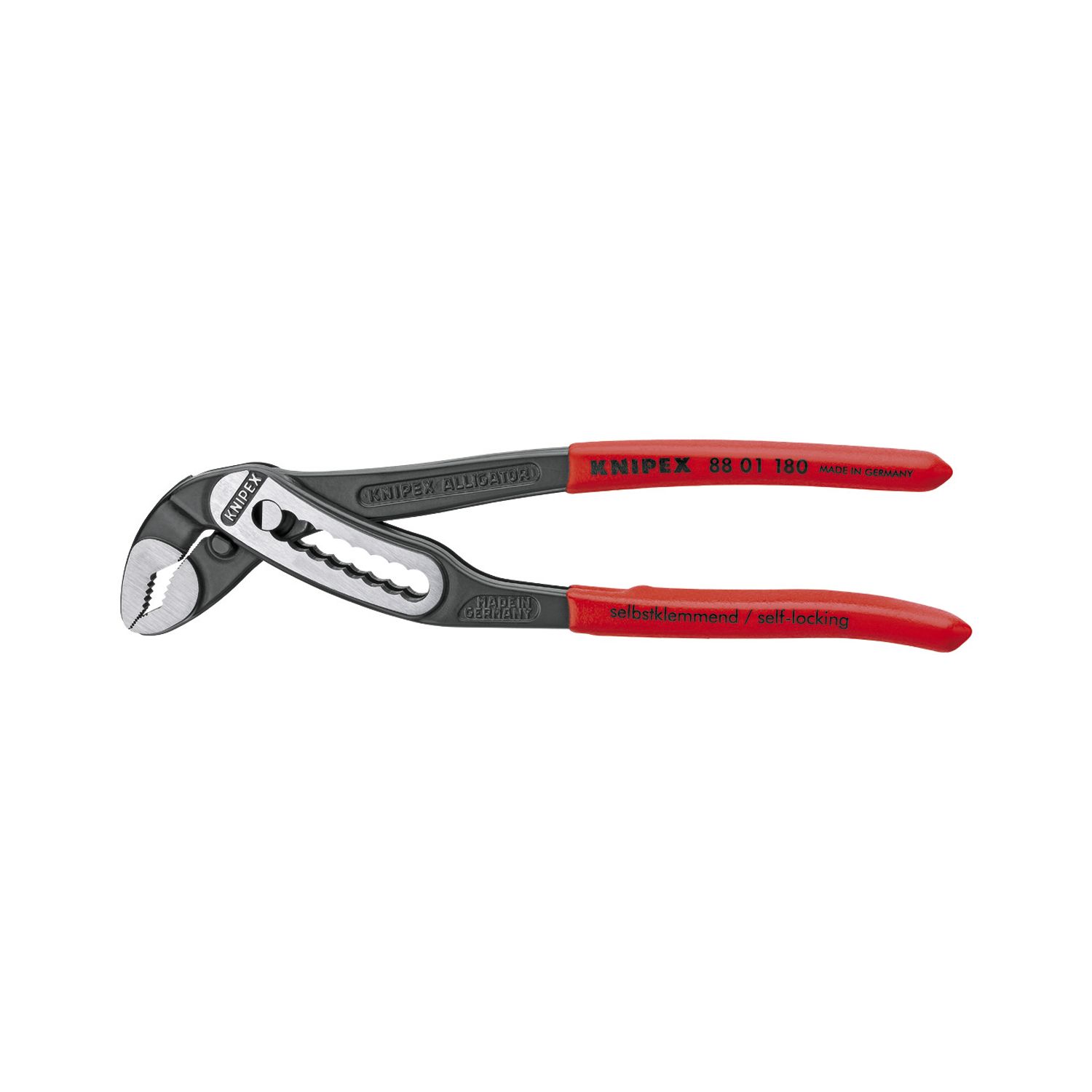 Knipex Wapuzange Alligator® DIN 8976 9-fach verstellbar Länge 180 mm