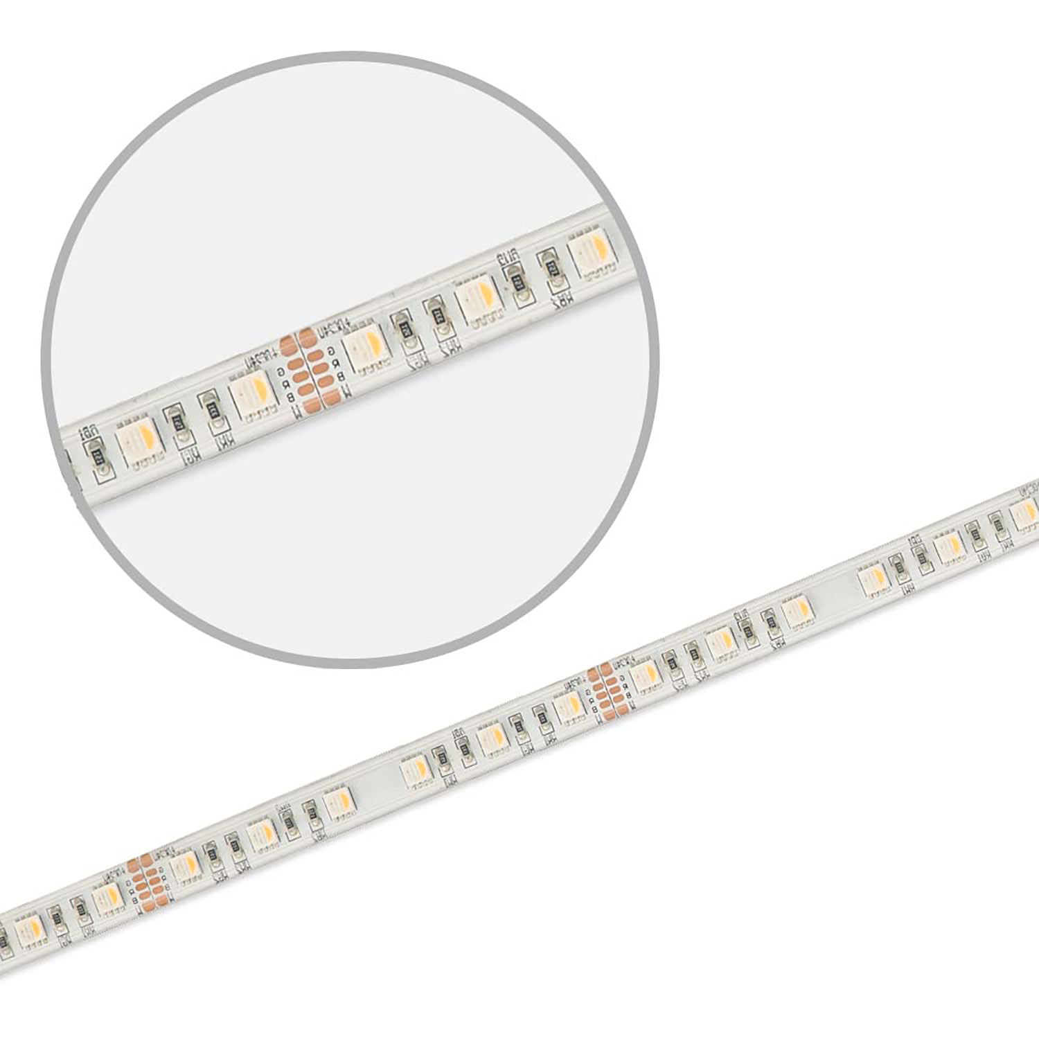 ISOLED LED AQUA RGB+WW Flexband 24V DC 19W IP67 4in1 chip 5m Rolle 60 LED/m