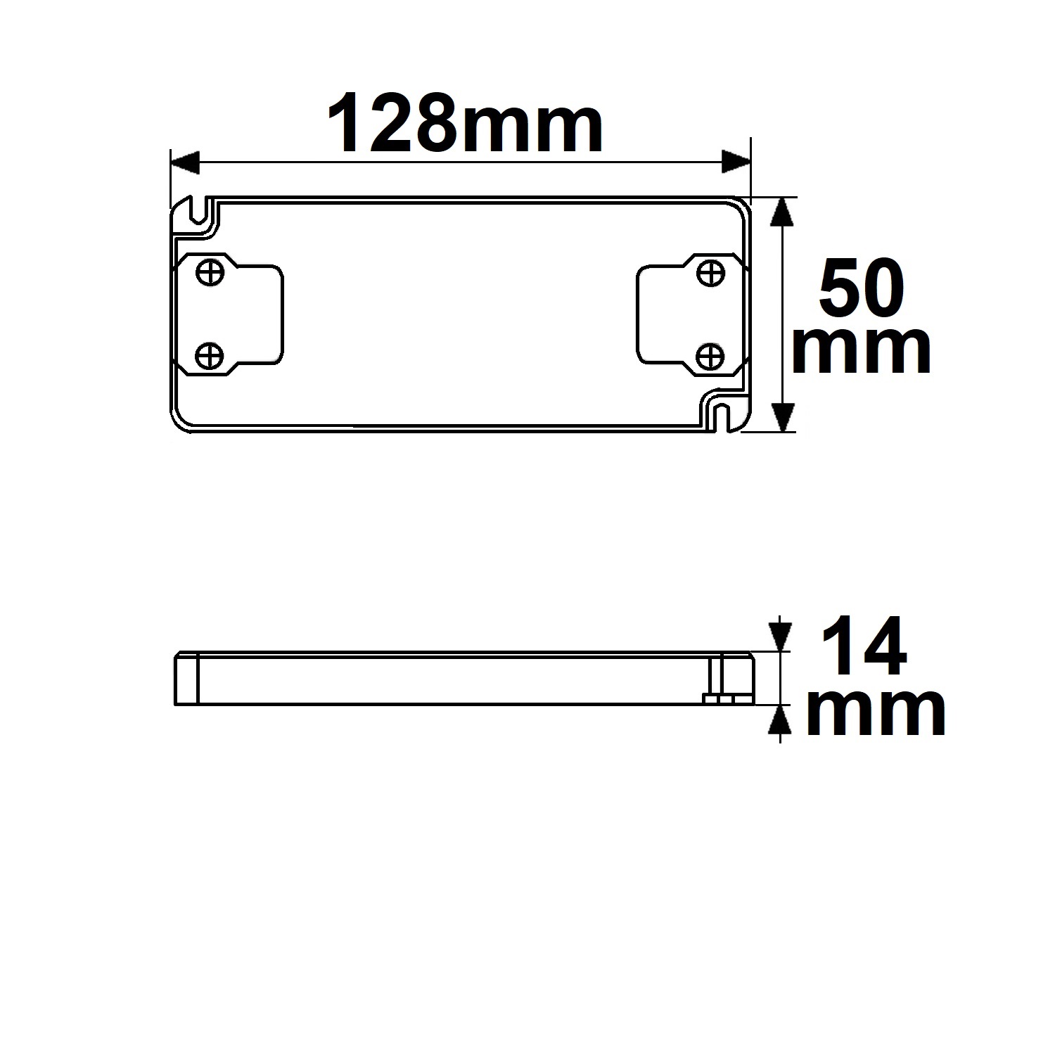 ISOLED LED Trafo 12V/DC 0-20W ultraflach