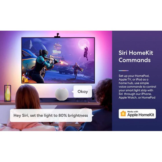 Meross Smartes LED Strip with RGBWW 5m WiFi HomeKit