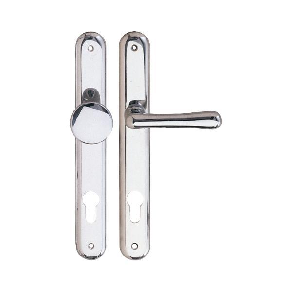 Wechselgarnitur ELEGANT WG 500 auf Schild PZ 88, rechts, Alu poliert ()