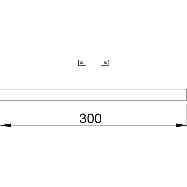 Spiegelleuchte Aalto 300mm 5W 3000 K warmweiß Chrom 230 V