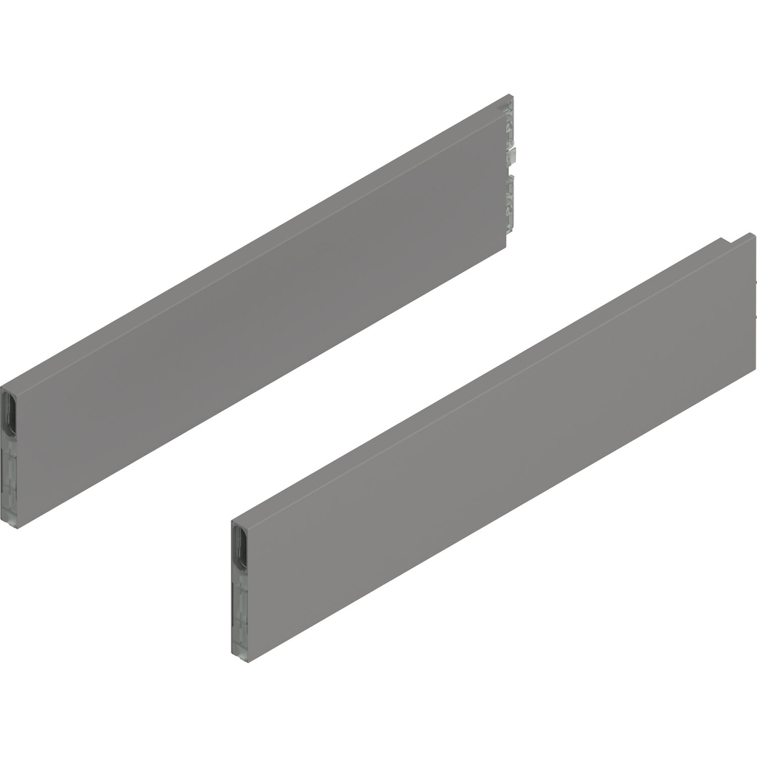blum MERIVOBOX Boxcap Höhe E, NL 450, Indiumgrau-matt