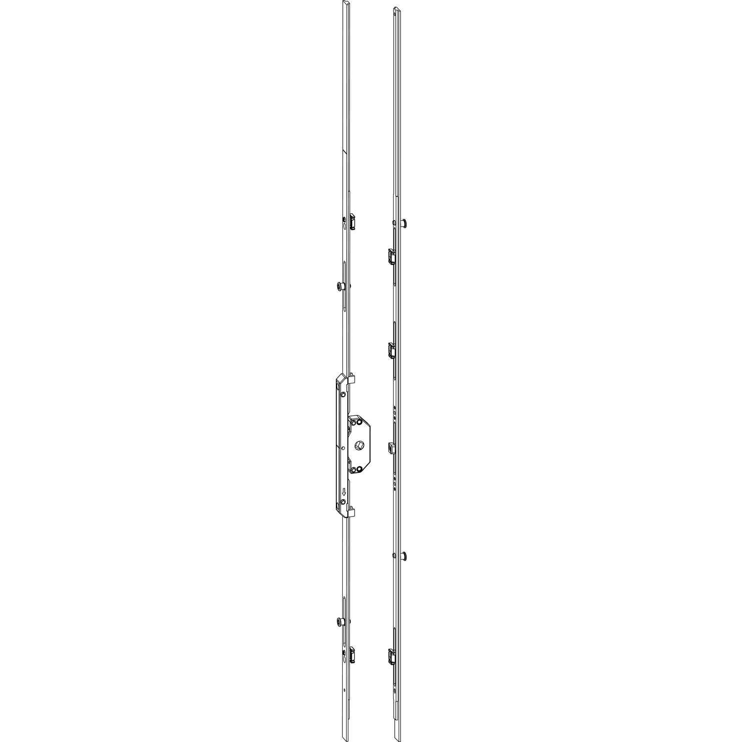 Maco #455536 SKB-Z Getriebe-Set, DM 17,5, Gr. 6, FFH 1901-2100 mm, 2iS (455536)