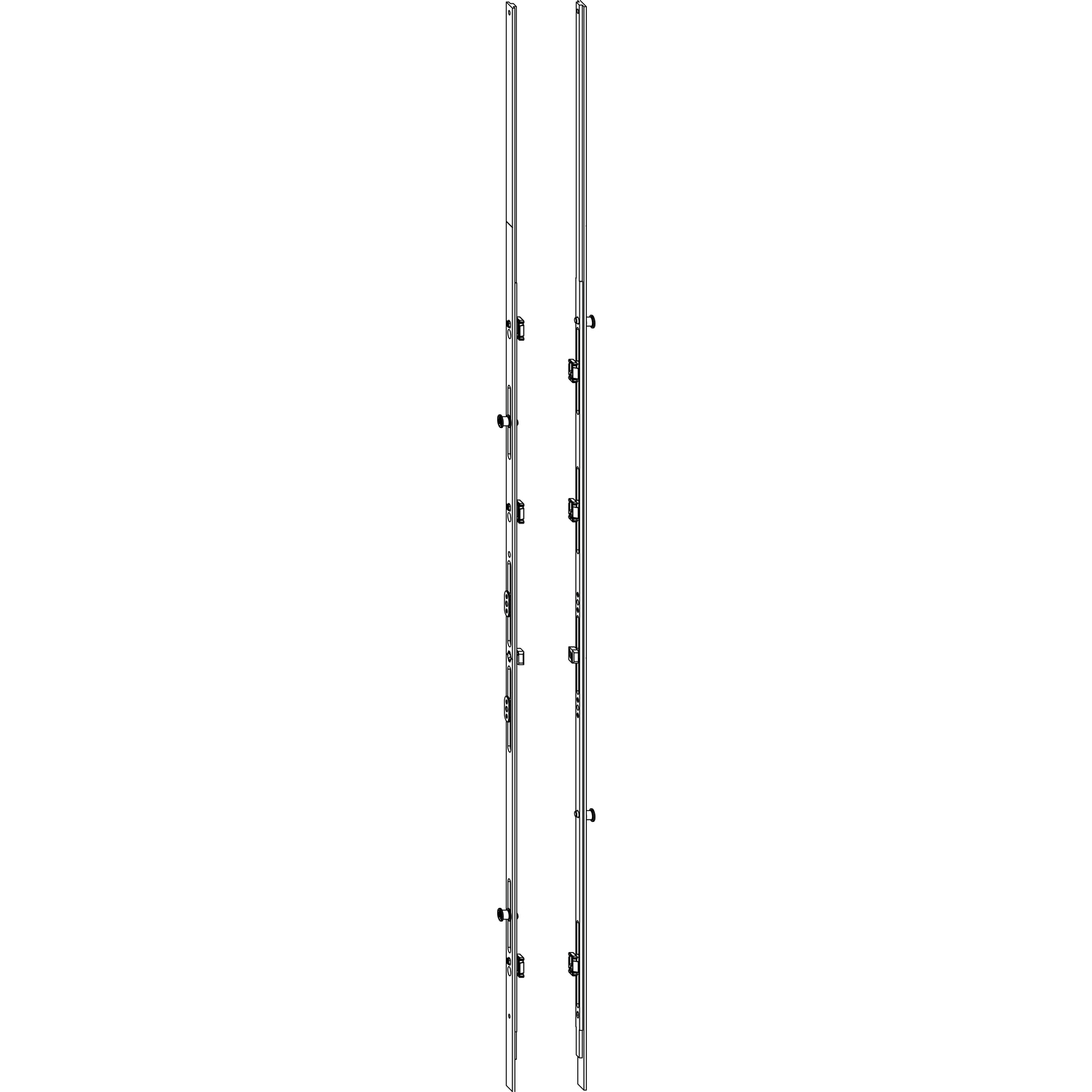 Maco #455529 SKB-Z Aufsatzgetriebe-Set, Gr. 7, DM 0, FFH 2101-2300 mm, 2iS