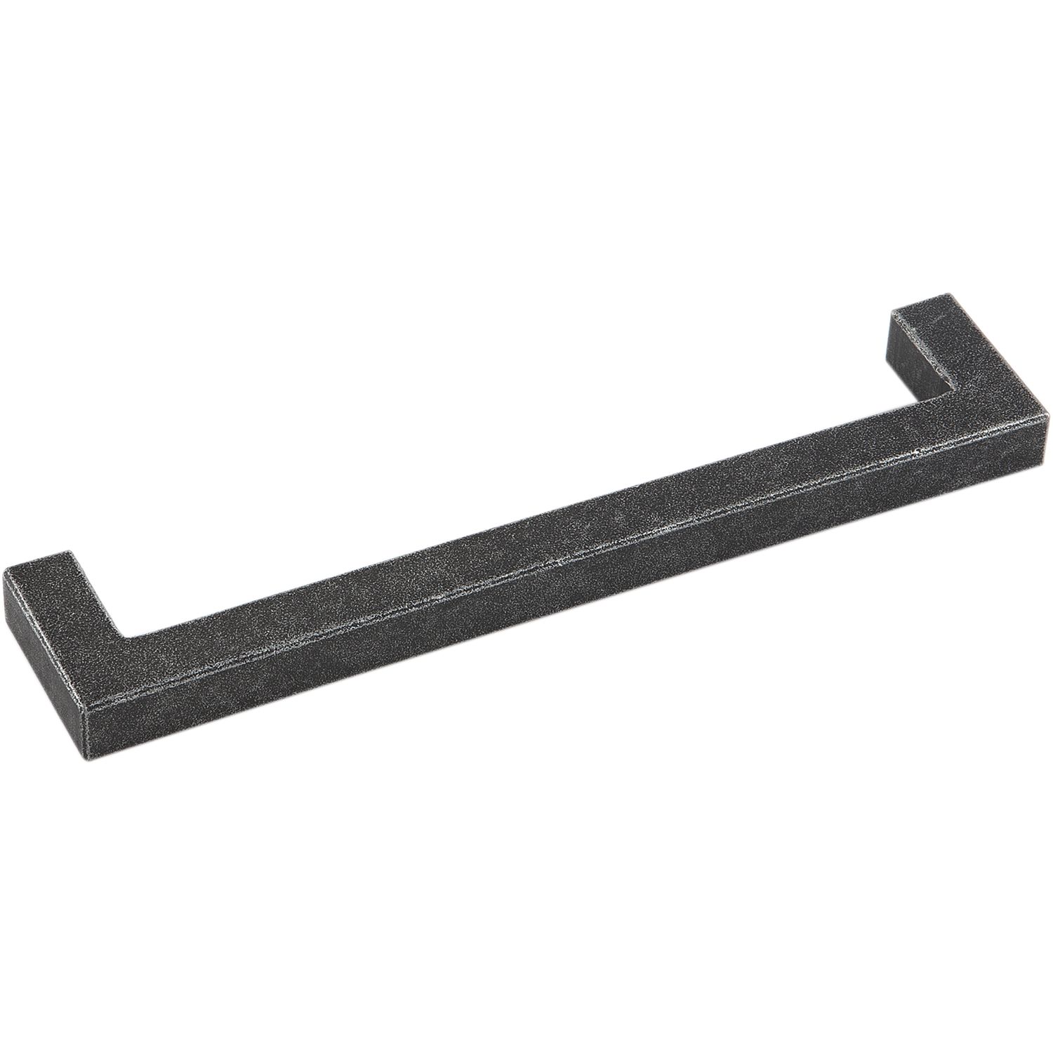 Halcö Möbelgriff Ischgl Lochabstand 96mm Breite 108mm Eisen verzinkt schwarz passiviert