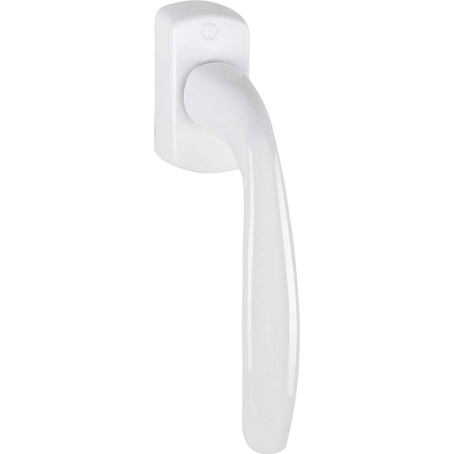 Hoppe Fenstergriff NEW YORK Secustik Vierkant 7x32 - 42mm weiß