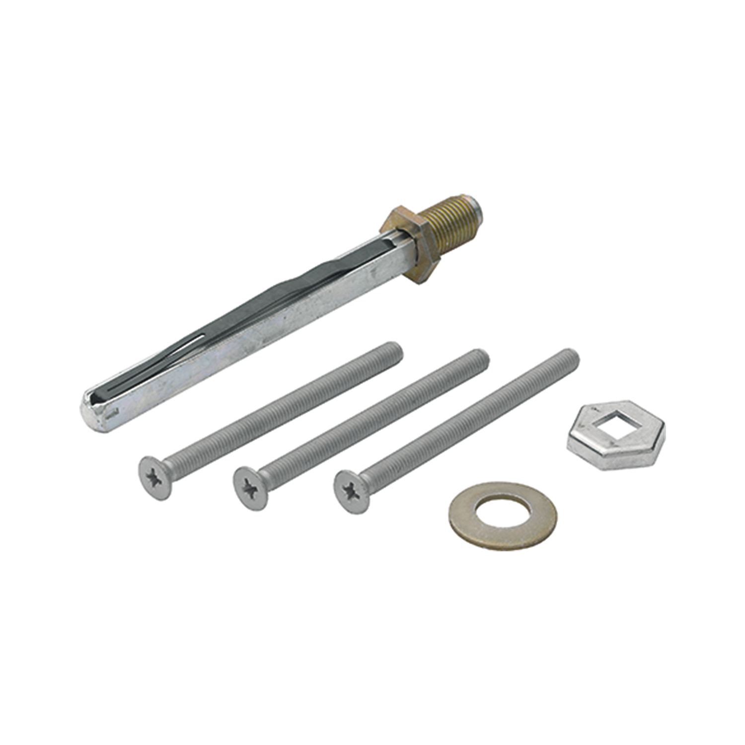 Hoppe HOPPE Befestigungsset für Profiltür - Schutzbeschläge, 92 - 97 mm