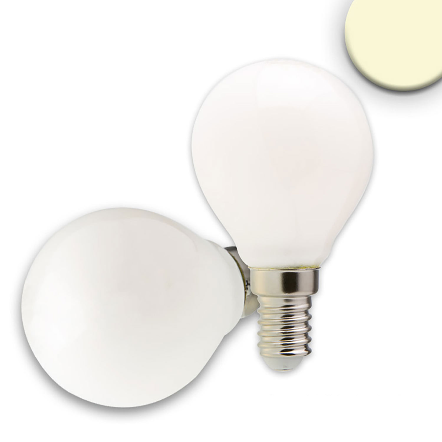 ISOLED E14 LED Illu 4W milky warmweiß dimmbar