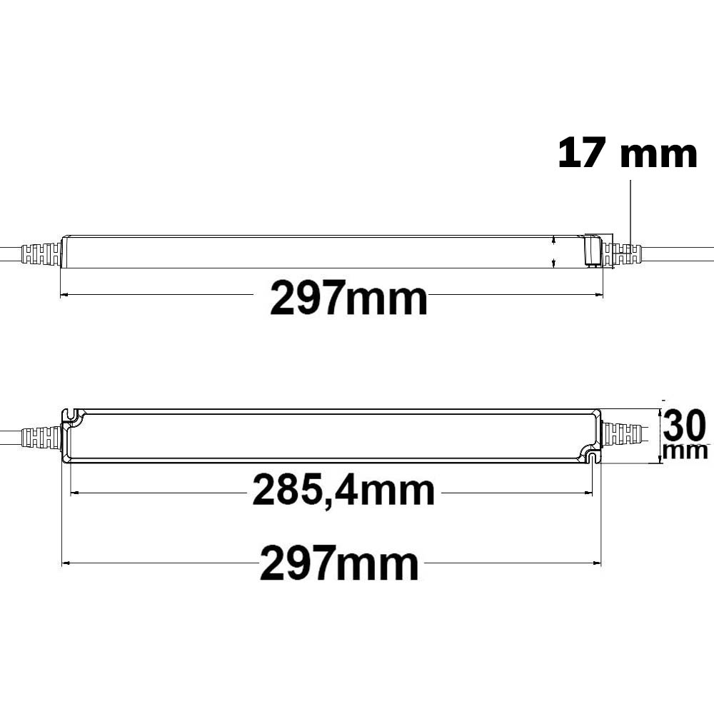ISOLED LED Trafo 24V/DC 0-60W IP66 SELV