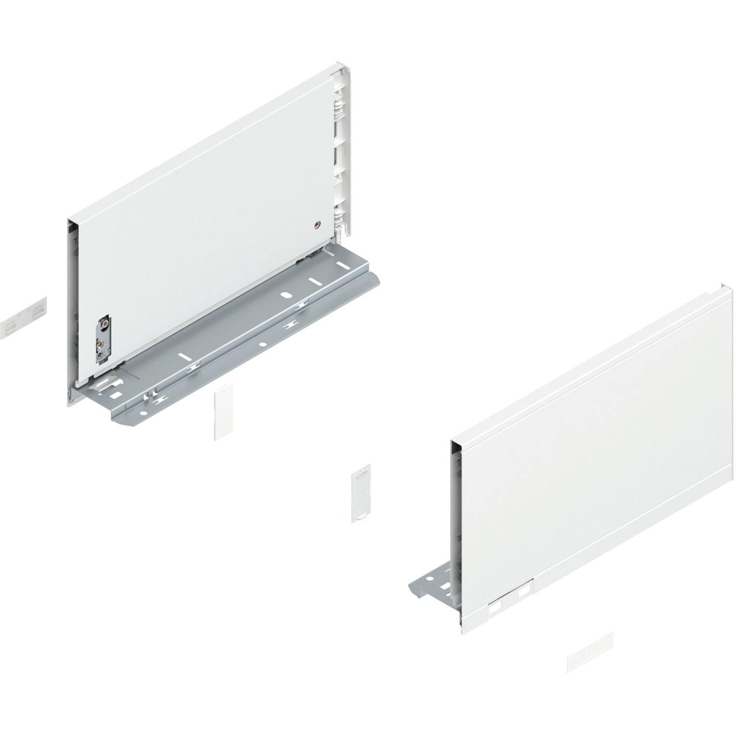 blum LEGRABOX pure Zarge Höhe C, NL 300, Seidenweiß-matt