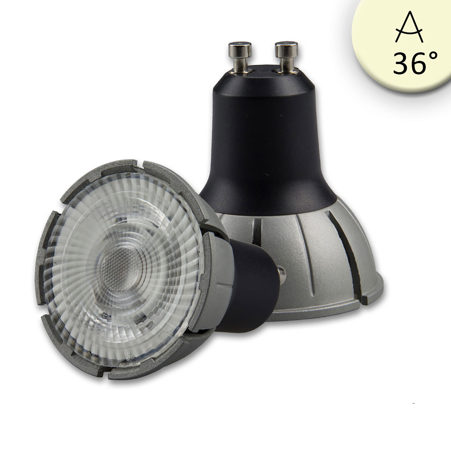 ISOLED GU10 Vollspektrum LED Strahler 5,5W TOQ 36° 4000K dimmbar
