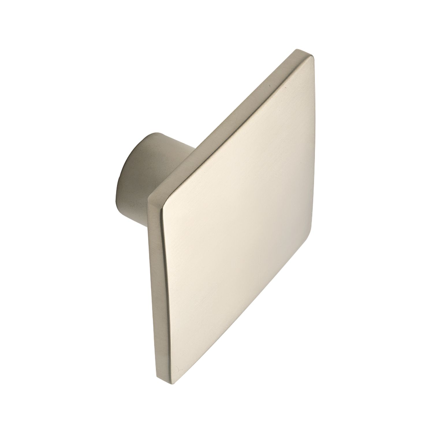 ESTAMP Knopf Lugus Breite 50 mm, Tiefe 25 mm, ZN Edelstahl Effekt