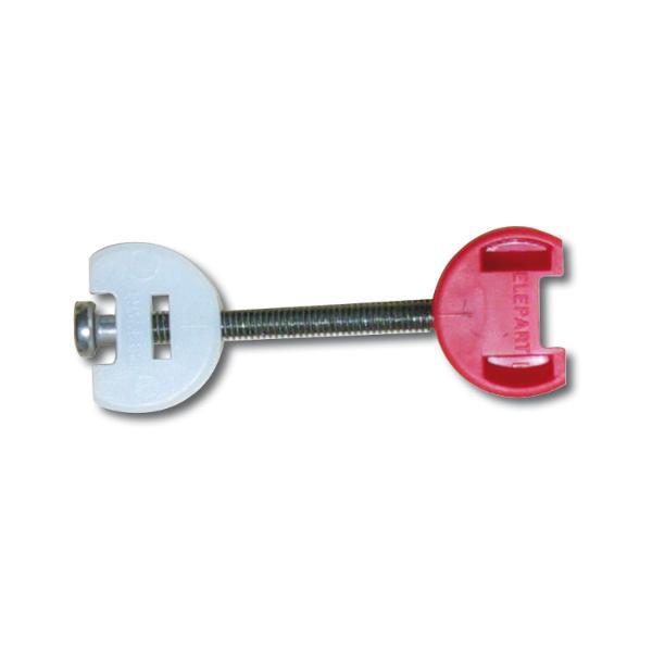 ninka Universalverbinder, Schraube M4 x 48 mm, Kunststoff rot und weiß